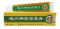 Эффективная травяная мазь от псориаза Shennong baicao gao, 15 грамм