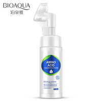 Очищающая пенка-мусс для лица BioAqua с массажной щеткой и аминокислотами