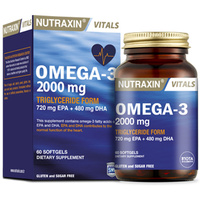Капсулы NUTRAXIN "Омега-3" (Норвежский рыбий жир), 2000 мг